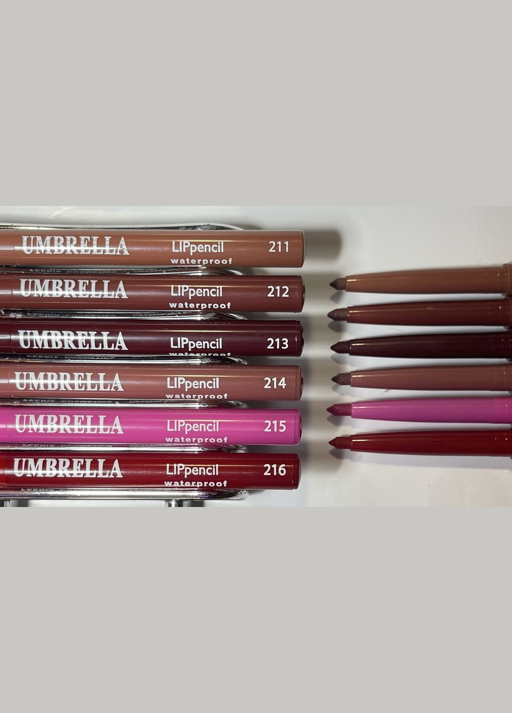 Контурний олівець для губ водостійкий механічний Umbrella Waterproof Lip Pencil (293970090)
