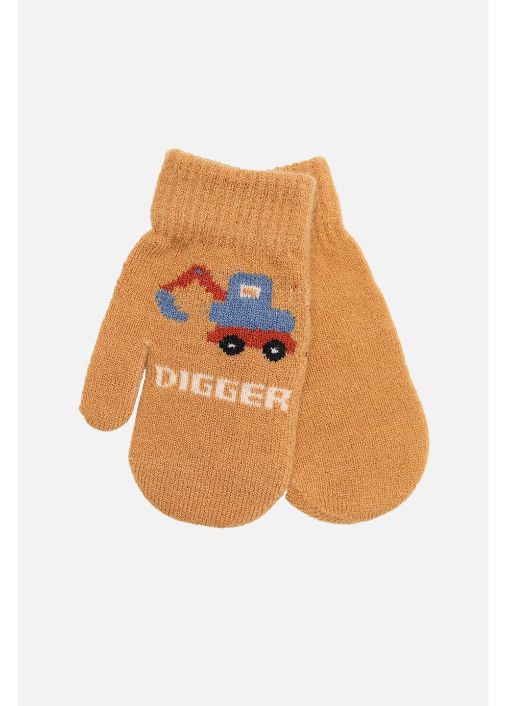 Варежки для мальчика цвет горчичный CB-00285079 АТЮША (365711281)