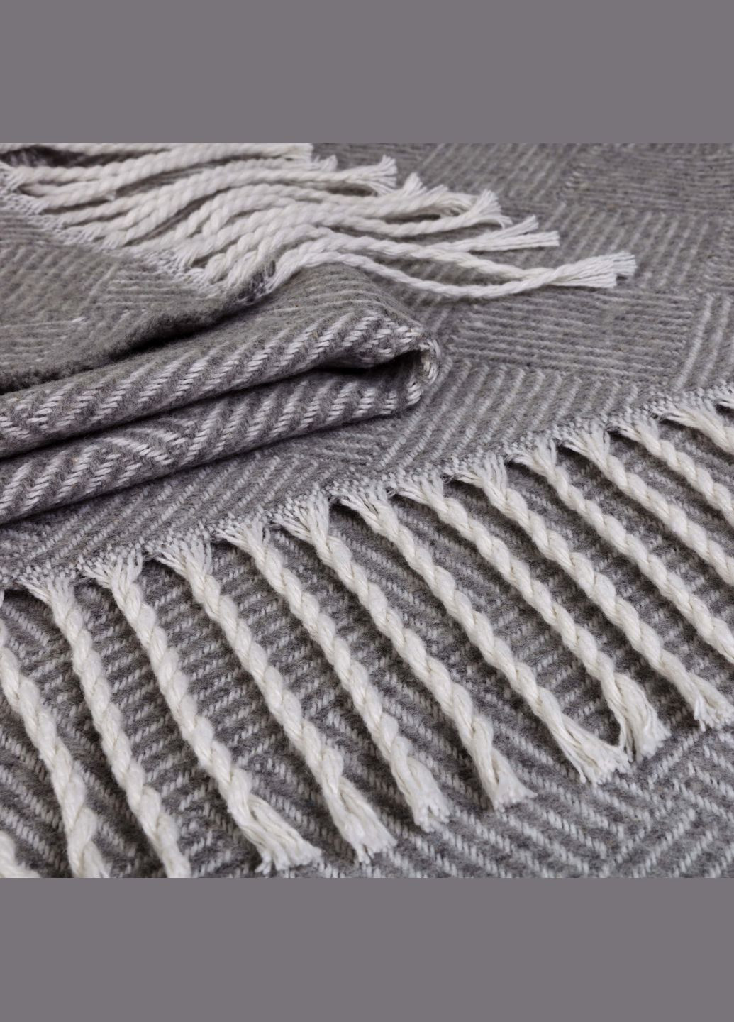 Плед хлопковый Паркет 200 x 220 см Love You 4694 (315690684)