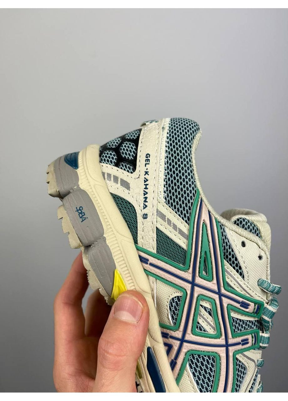 КРОССОВКИ ЖЕНСКИЕ ASICS GEL KAHANA 8 BEIGE GREEN АСИКС ГЕЛЬ КАХАНО 8 No Brand серые демисезоны (369393708)