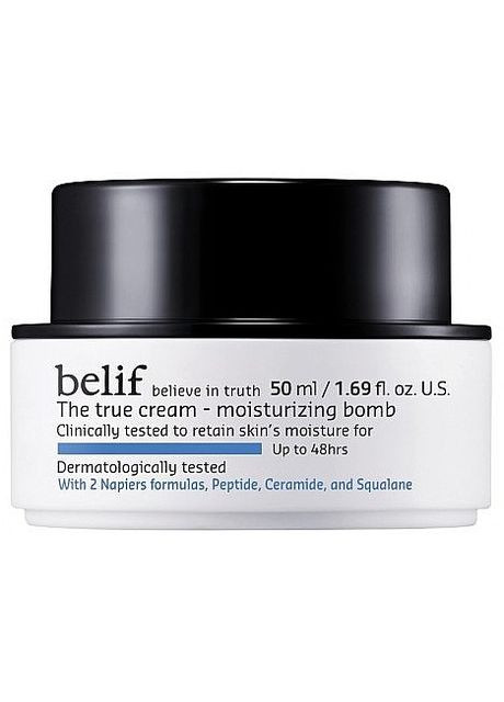 Інтенсивний зволожувальний крем для обличчя, шиї й зони декольте The True Cream Moisturizing Bomb 50ml (1448996-32401485) Belif (368650711)