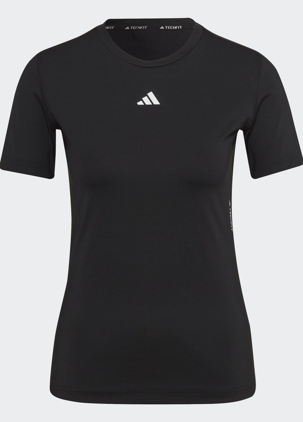 Черная всесезон футболка techfit training adidas