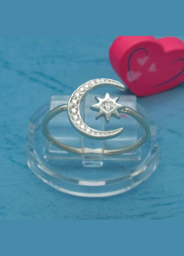 Серебряное открытое кольцо "Лунница" 19 No Brand (350667222)