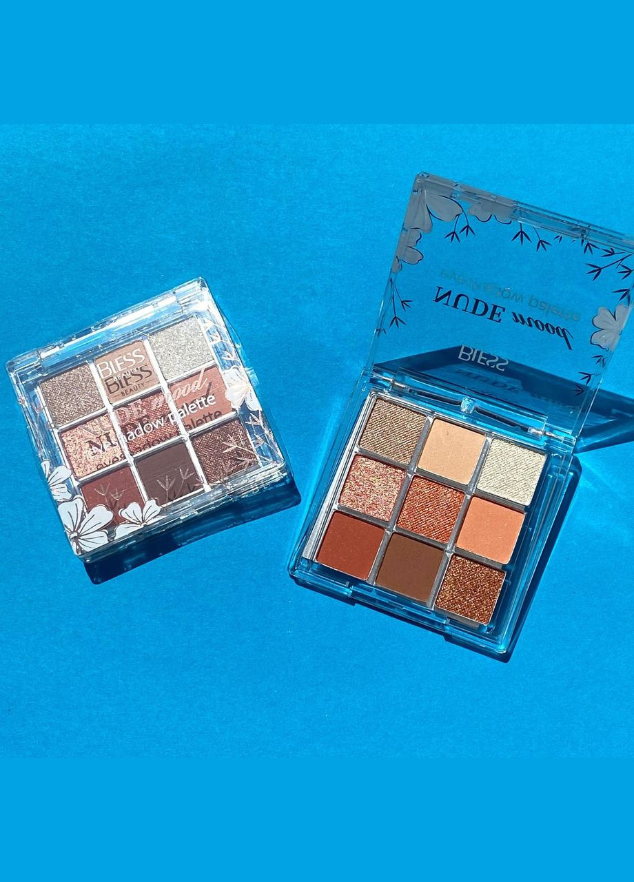 Тіні для повік Nude Mood, 9 відтінків №3 Bless Beauty (302316518)