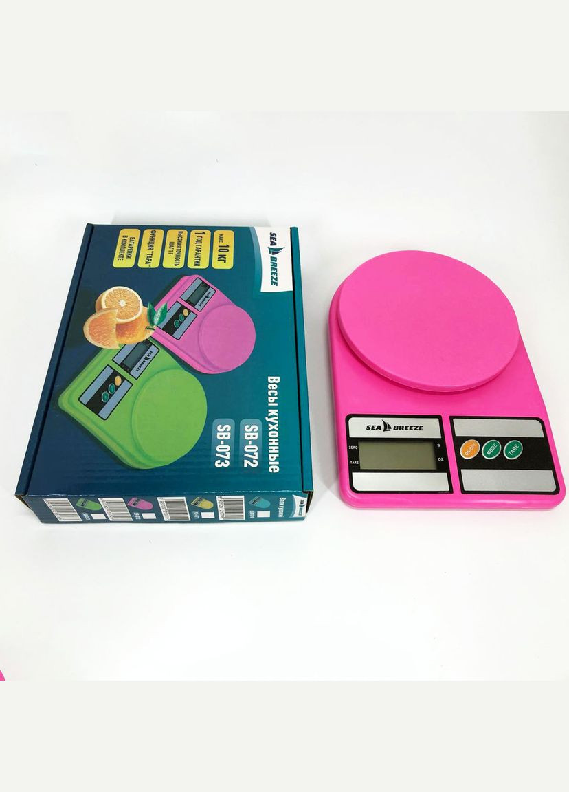 Весы кухонные SeaBreeze SB-072, Электрические кухонные весы, Точные кухонные весы. Цвет: розовый Sea Breeze (365670328)