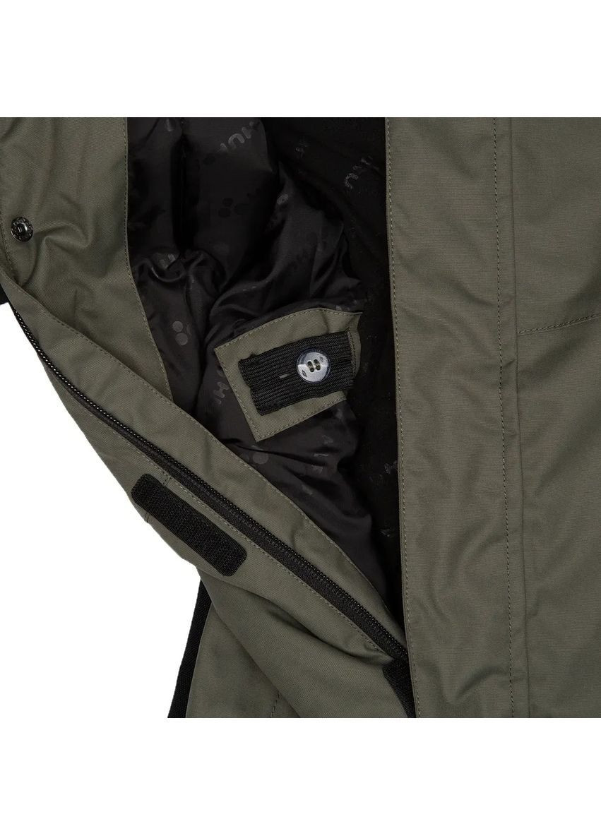 Темно-зеленая детский зимний комбинезон mooley 3, р.110, темно-зеленый () Huppa 36360320-10057-110