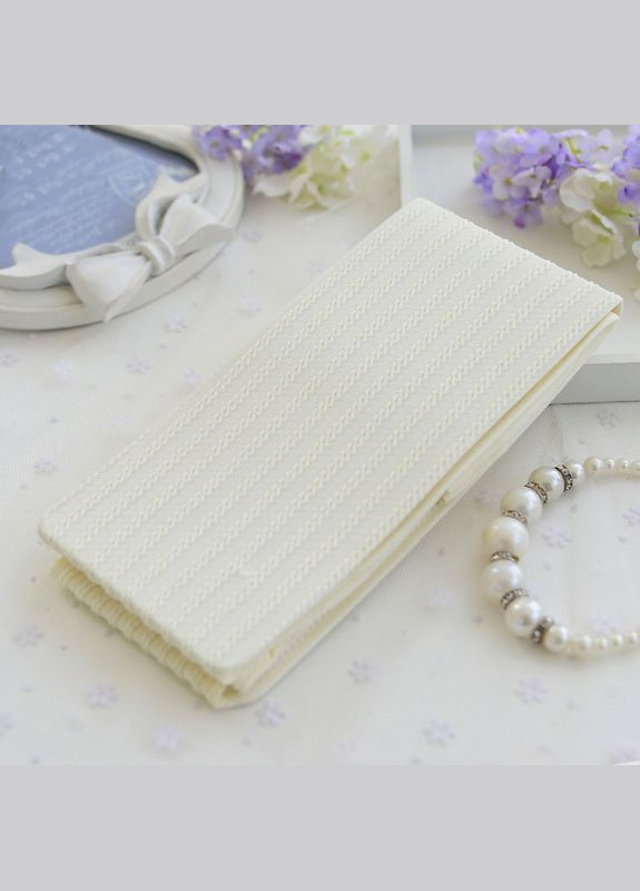 Колготки с косичками молочные No Brand (315492698)