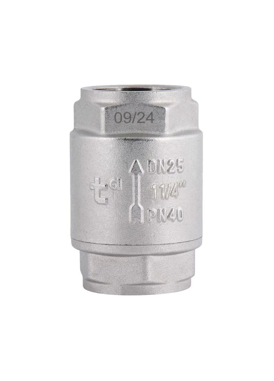 Обратный клапан Forte 1 1/4" В никель с латунным штоком TAF240W32 Thermo Alliance (397098316)