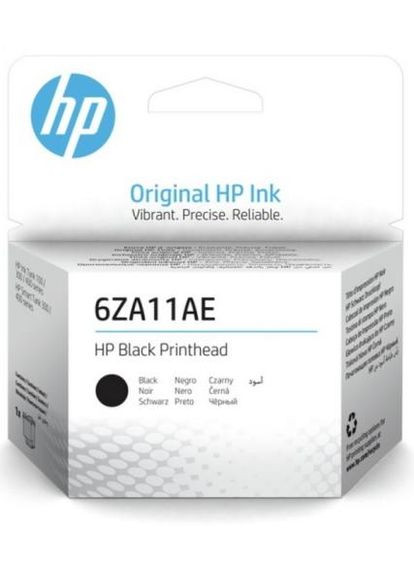 Печатная головка HP GT/Ink Tank (6ZA11AE), Black, для GT 5810/5820, Ink Tank 115/315/319/410/415/419, Smart Tank 450 Hewlett Packard (315028777)