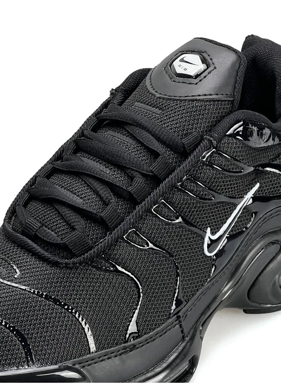 Чорні кросівки чоловічі nike демісезон No Brand Air Max Tn Plus Black
