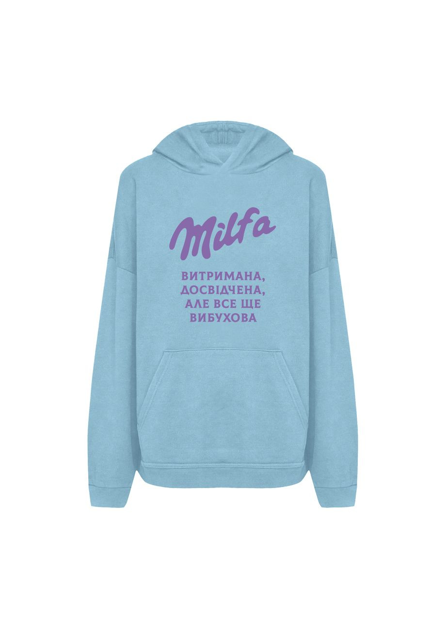 Худі з принтом "Milfa витримана" З гумором про Milka (10848569012) ТiШОТКА (370188309)