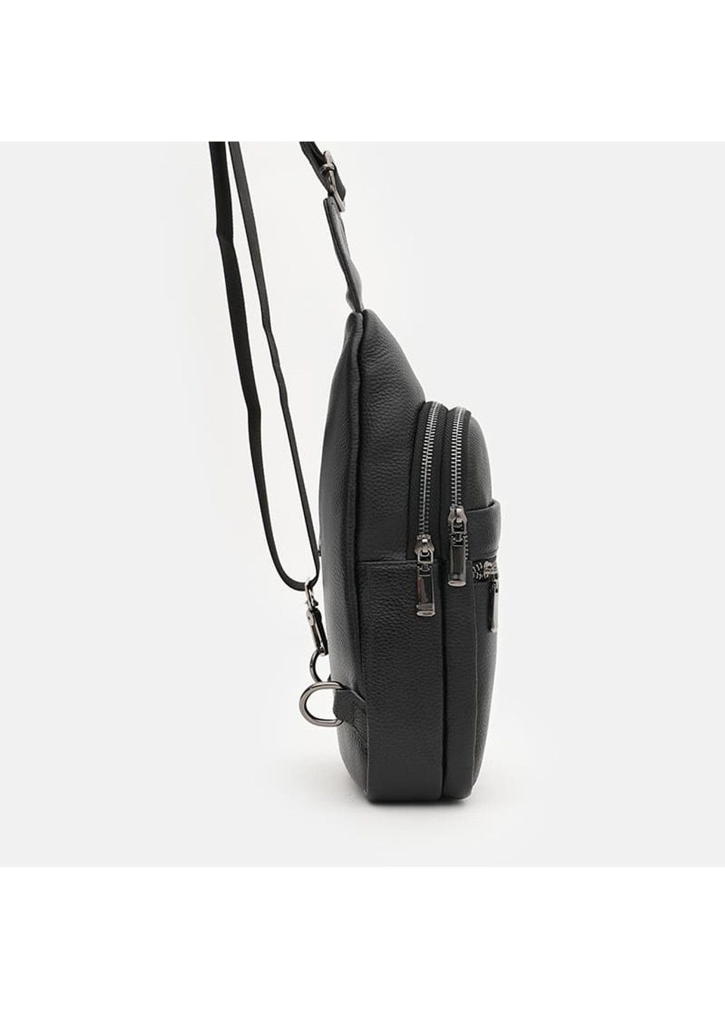 Чоловічий рюкзак через плече K13295bl-black Borsa Leather (315688268)