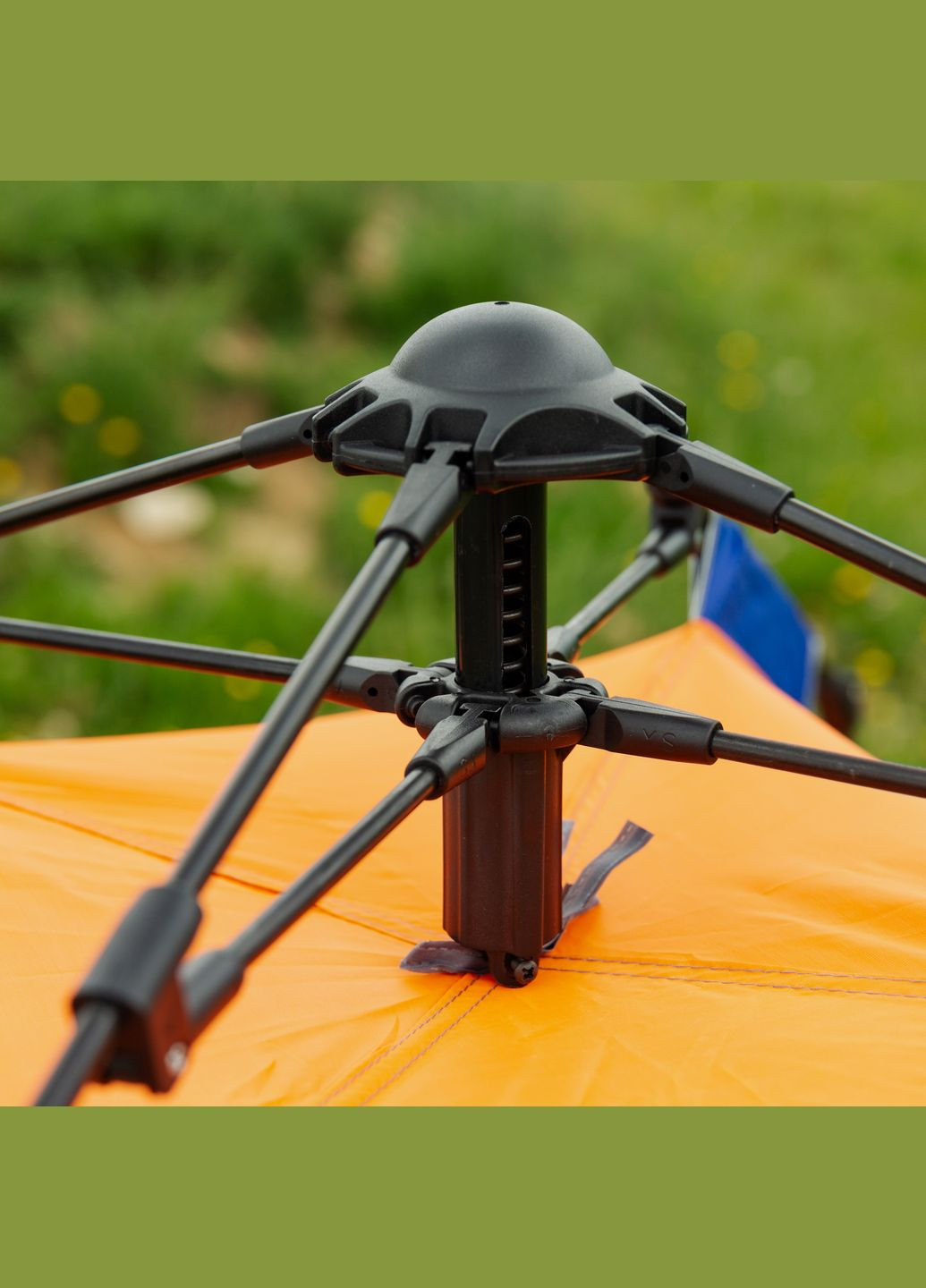 Палатка туристическая двухместная 200*150*110 см, оранжевая LUGI (316474051)