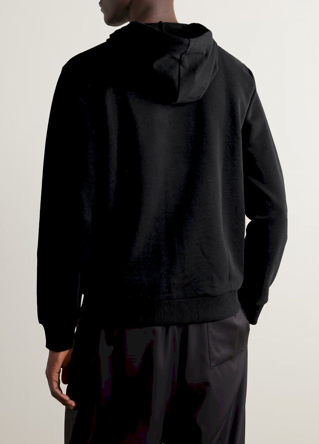 Чорний худі чоловіча чорна з флісом YAPPI малюнок (305003928)