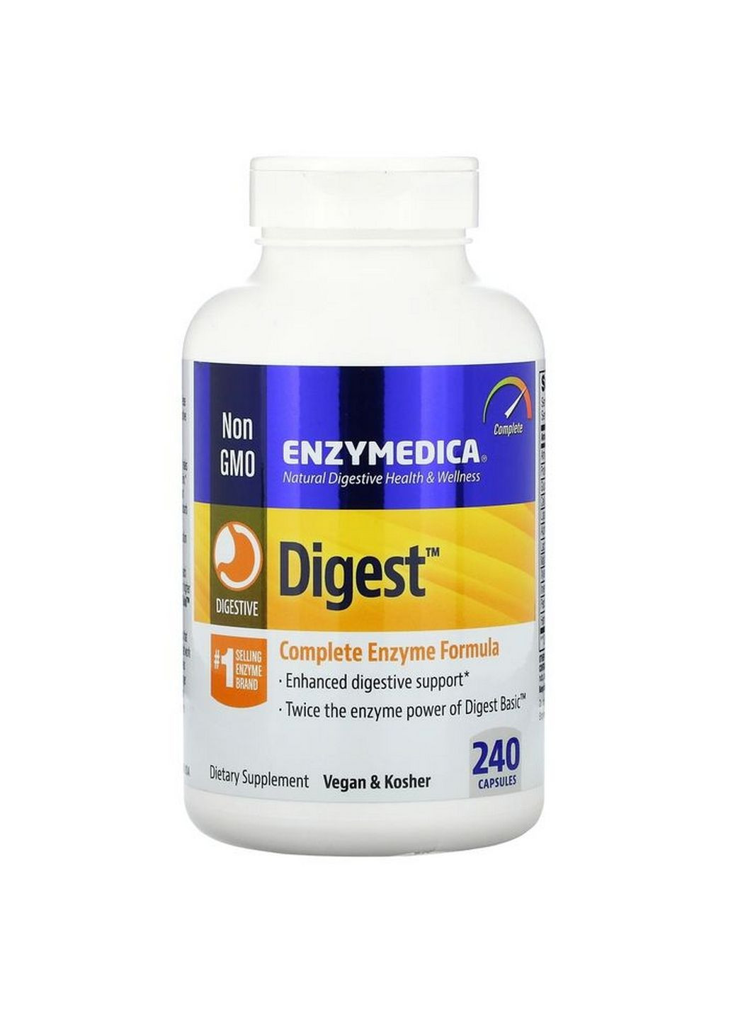 Натуральная добавка Digest, 240 капсул Enzymedica (293418075)