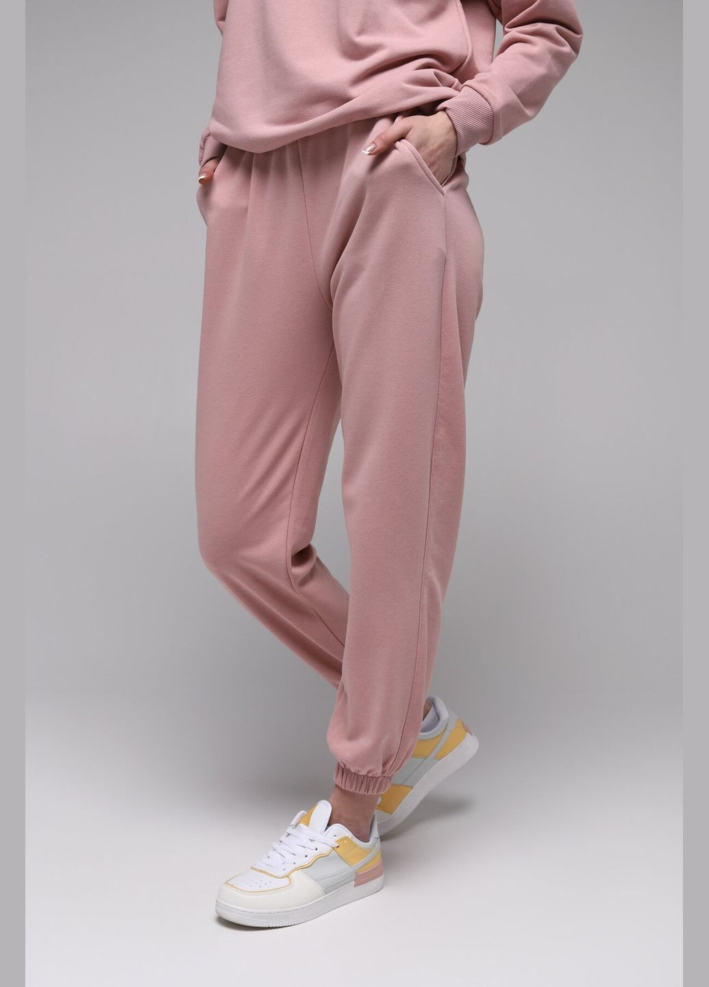 Спортивные штаны женские Kuz-1 baza Пудровый (2000989503323D) shop (2000989503323) On me (315960989)