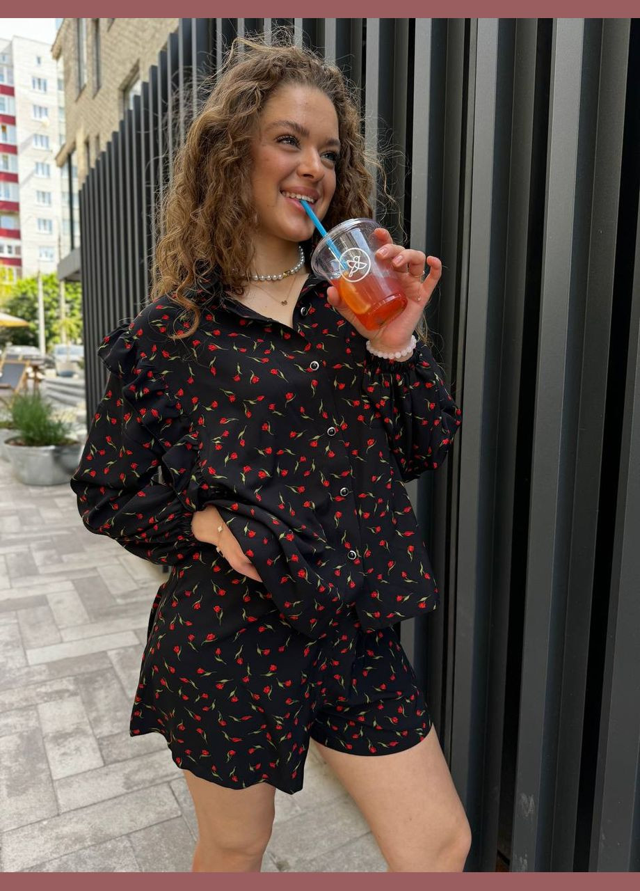 Повсякденний літній костюм оверсайз Vakko (296471067)