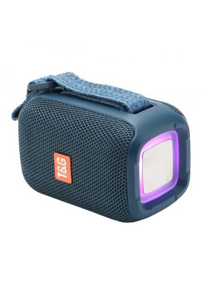Портативна Bluetooth-колонка TG339 5W з RGB-підсвіткою, Блютуз-колонка для вулиці. Колір: синій T&G (297442953)