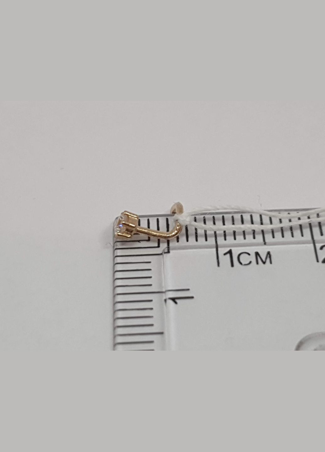 Золотые серьги с фианитом. 31114 FAVORITUM (289370007)