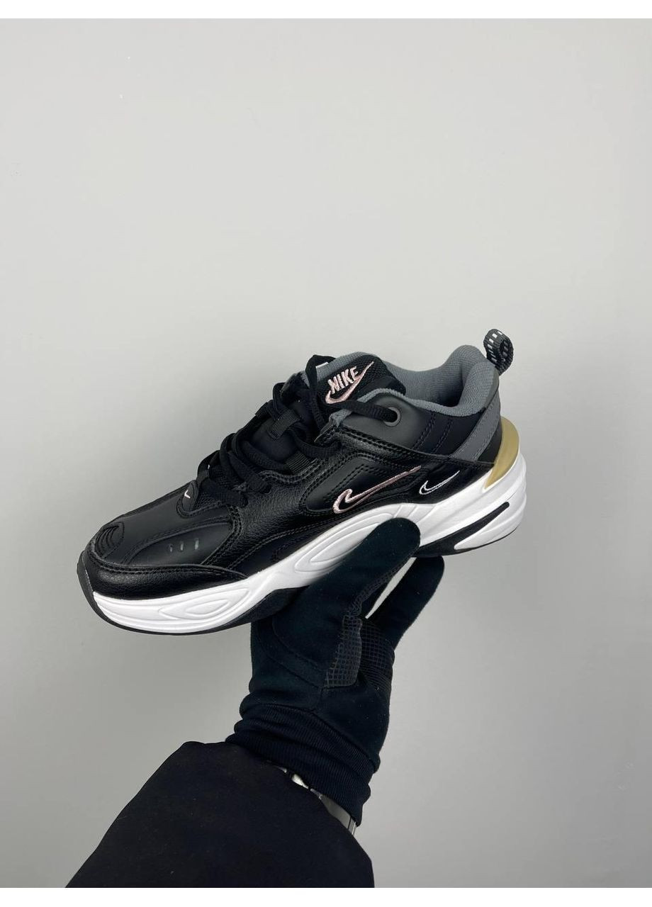 КРОСІВКИ ЖІНОЧІ NIKE M2K TEKNO BLACK PINK LOGO AO3108-011 НАЙК М2К ТЕКНО No Brand рожеві демісезони (368883829)