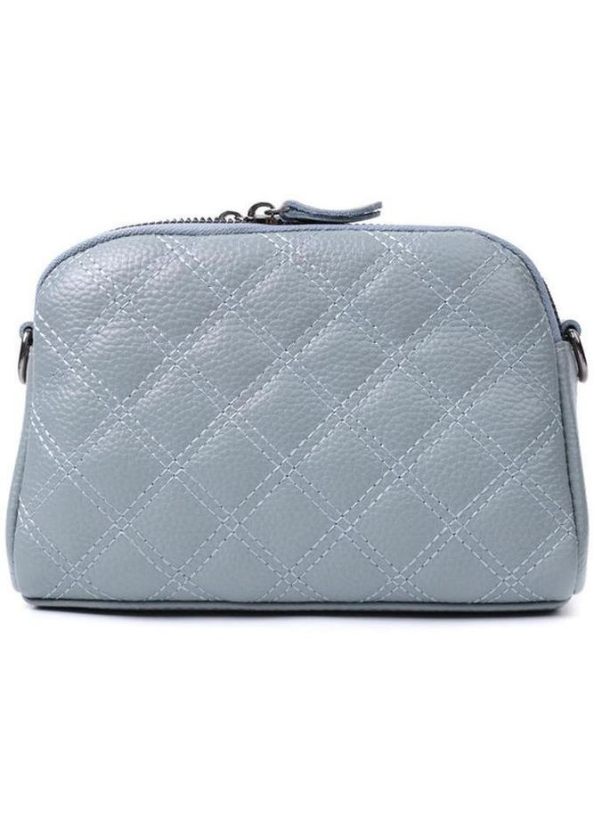 Сумка крос-боді через плече для телефону та документів жіноча з натуральної шкіри маленька Блакитний 37252 Vintage (354229880)