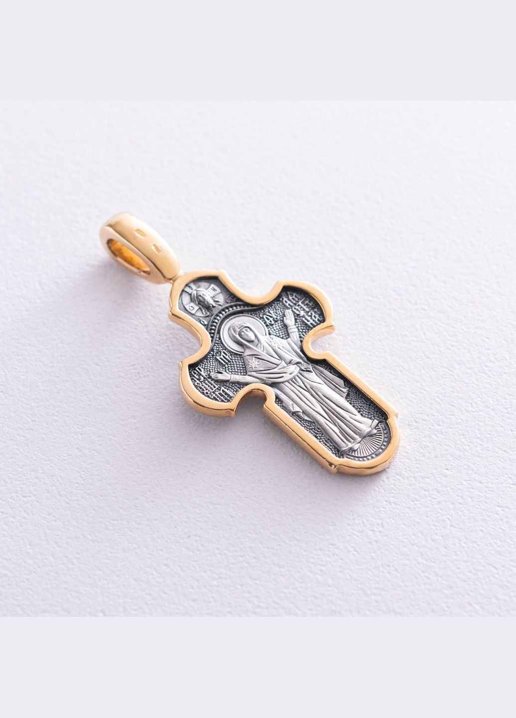 Православный крест Господь Вседержитель. Икона Божией Матери Нерушимая Стена 131465 Oniks (324211295)