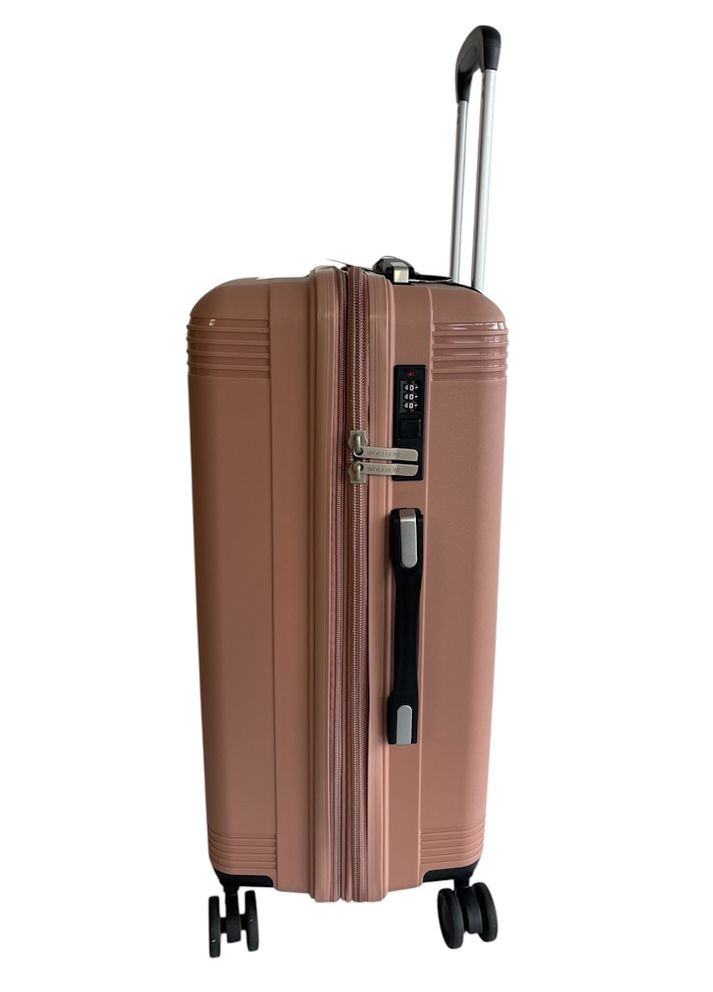 Чемодан малый для ручной клади Worldline 292 полипропилен S Розовое золото AIRTEX (333143490)