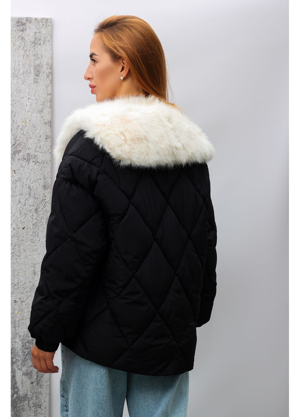 Чорна зимня куртка жіноча 8021 чорна 346519 Fashion