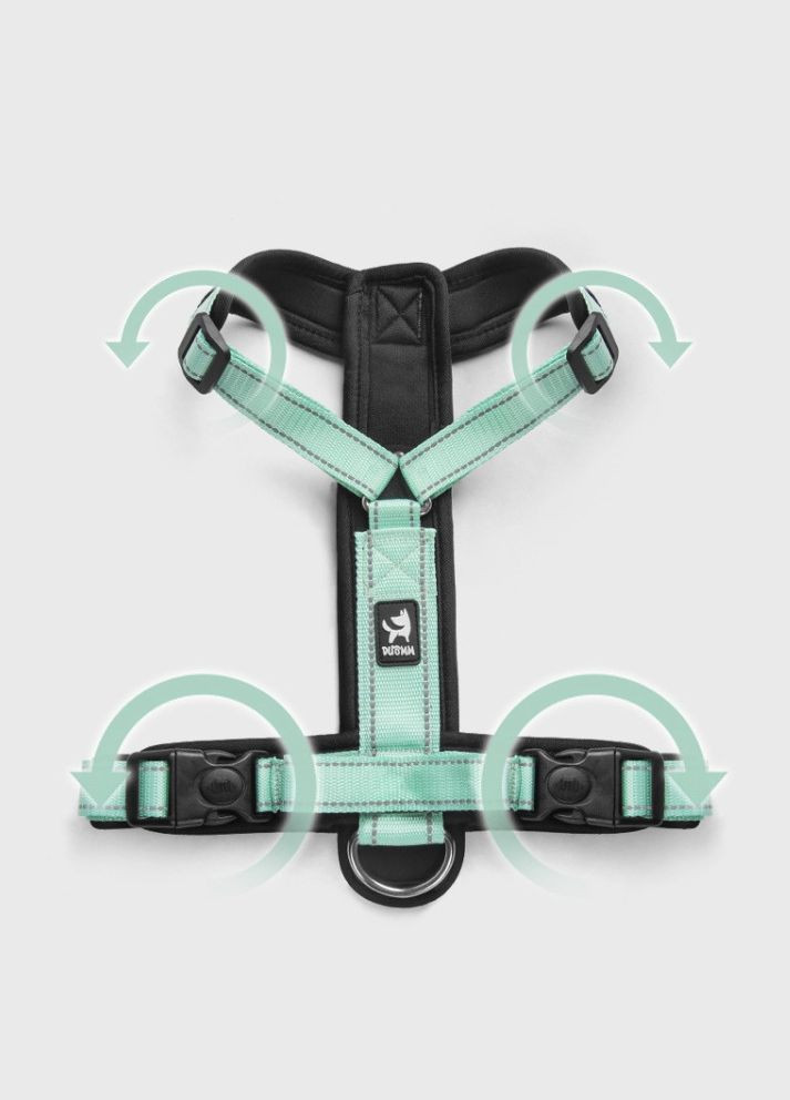 Шлейка для котов и кошек Pet Style "2 кольца" Красная L No Brand - (323233208)