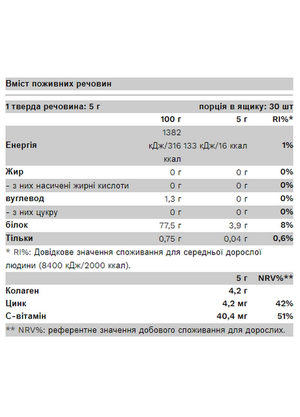 Колаген Marine Gollagen - 150g Lemonade Pure Gold Protein (296189917)