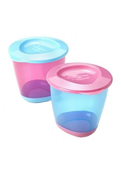 Контейнер для хранения продуктов (25617) Tommee Tippee с крышкой 2 шт (366071871)