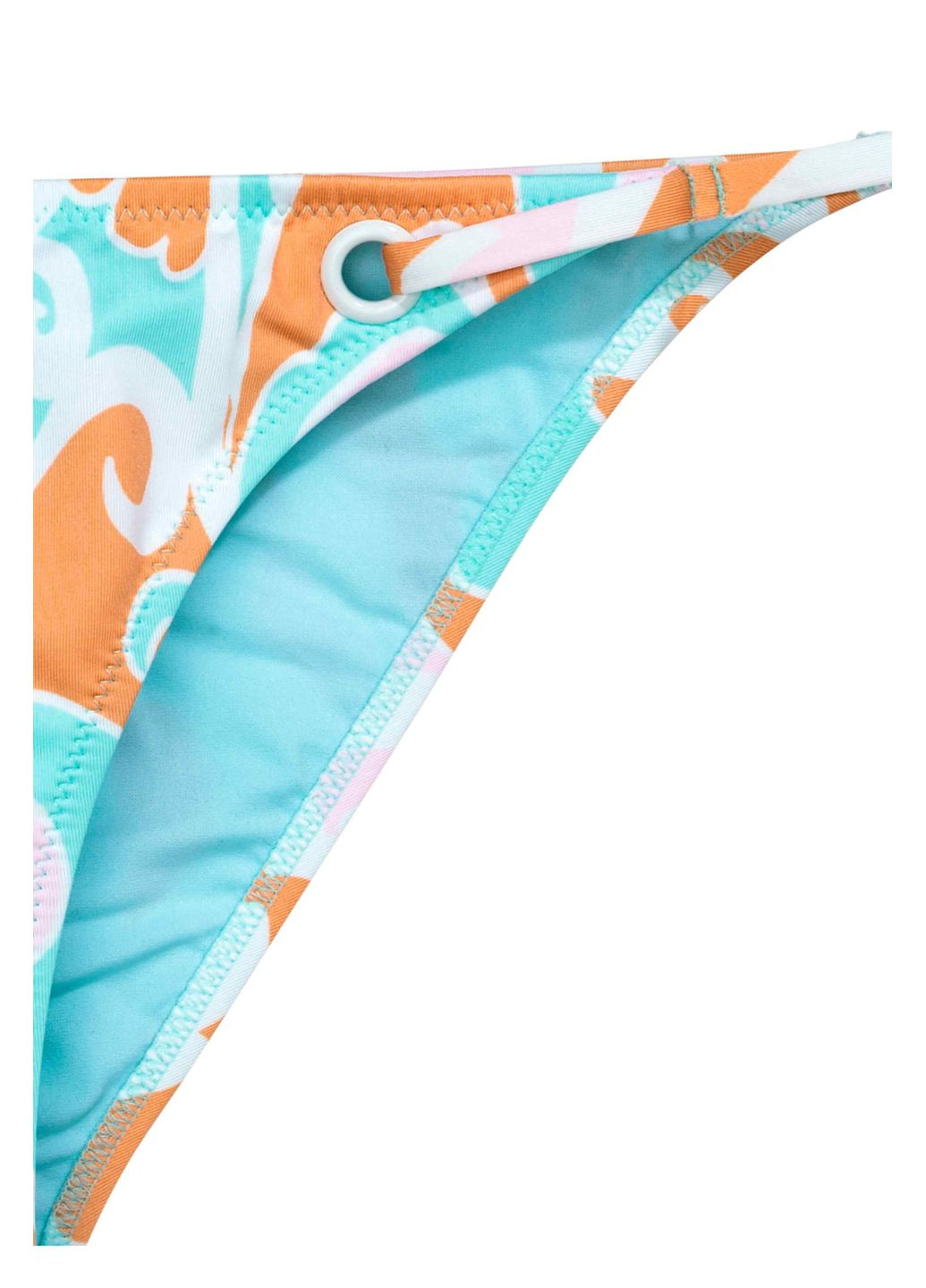 Бирюзовые купальные трусики-плавки,бирюзовый в цветные узоры, H&M