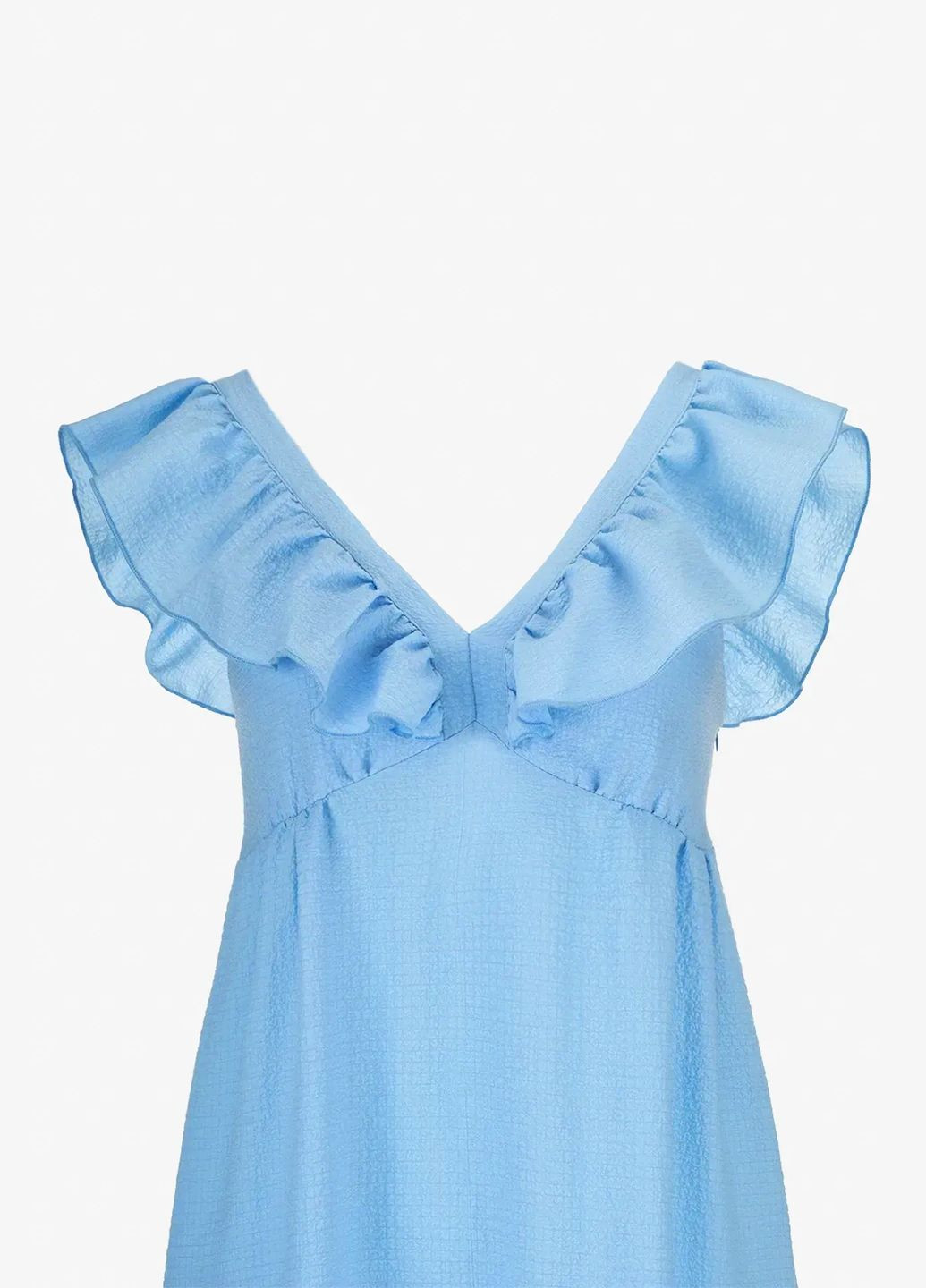 Летний женский сарафан однотонный женский 2507 голубой shop (2000990970398) On me однотонный