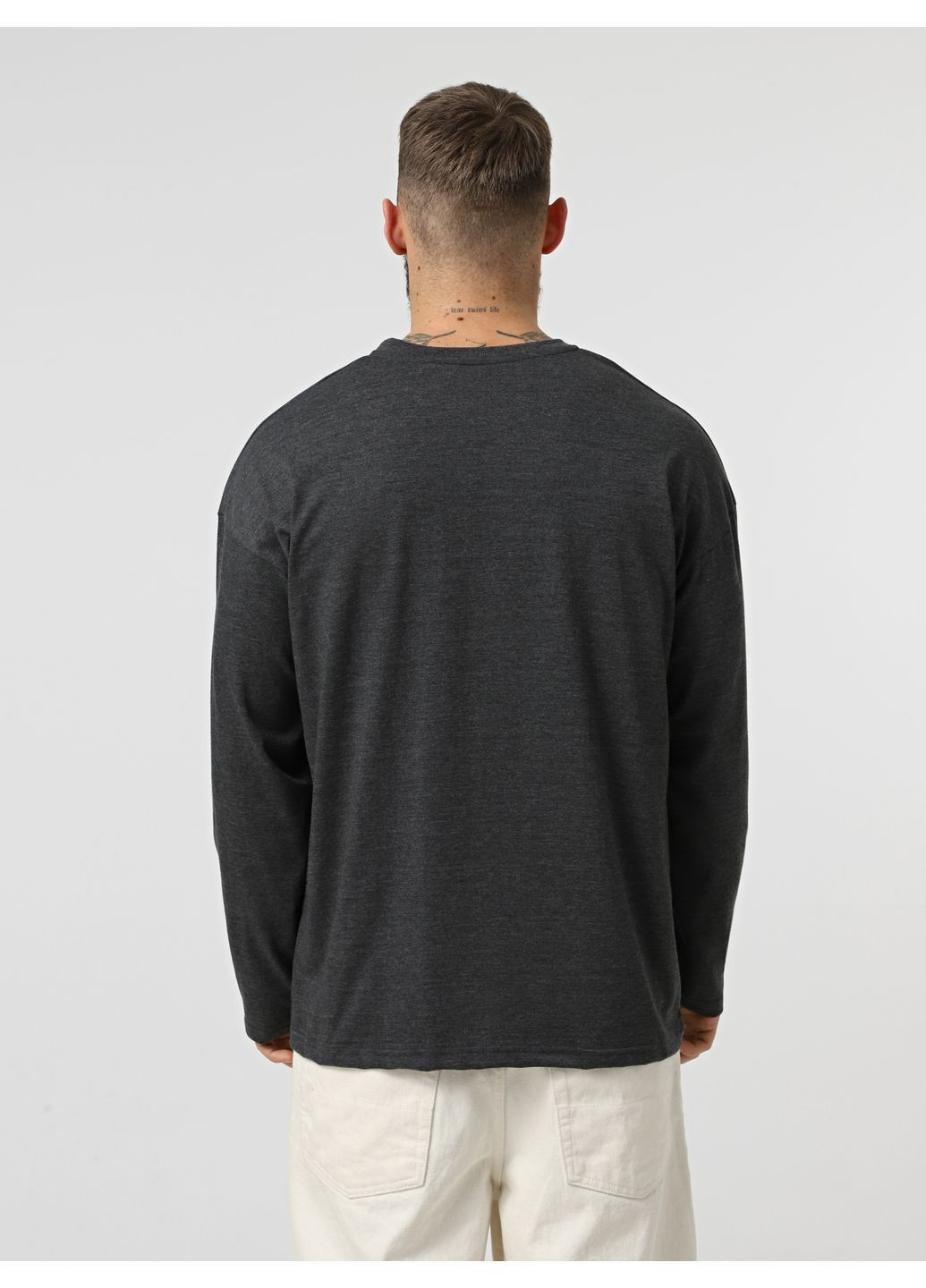 Набір Лонгслівів Графіт-Меланж 3 шт Ейсік (370290128)