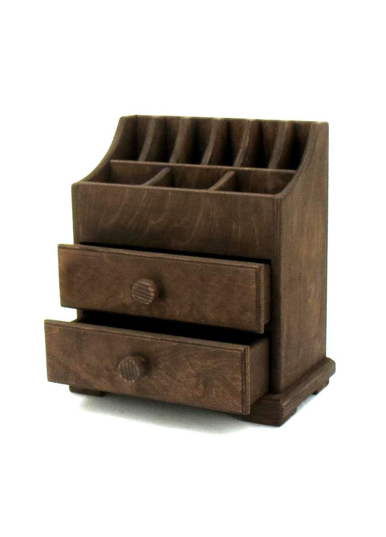 Органайзер настільний з дерева Окрідж капучино (КНЦ-003909) No Brand (328225802)