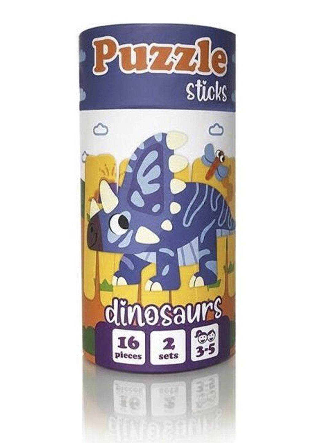 Настольная игра "Пазлы палочки: Динозавры" цвет разноцветный CB-00283627 Vladi toys (354180396)