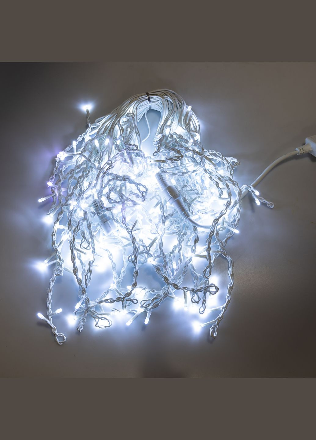Гирлянда Бахрома уличная 200 LED 12 метров от сети, белый GarlandoPro (316721912)