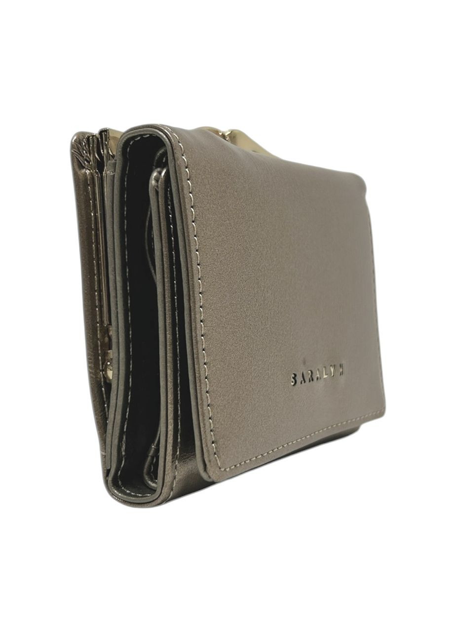 Жіночий гаманець з еко-шкіри C-0482-B чорний 10,5 x 8,5 x 3 Saralyn (367263862)