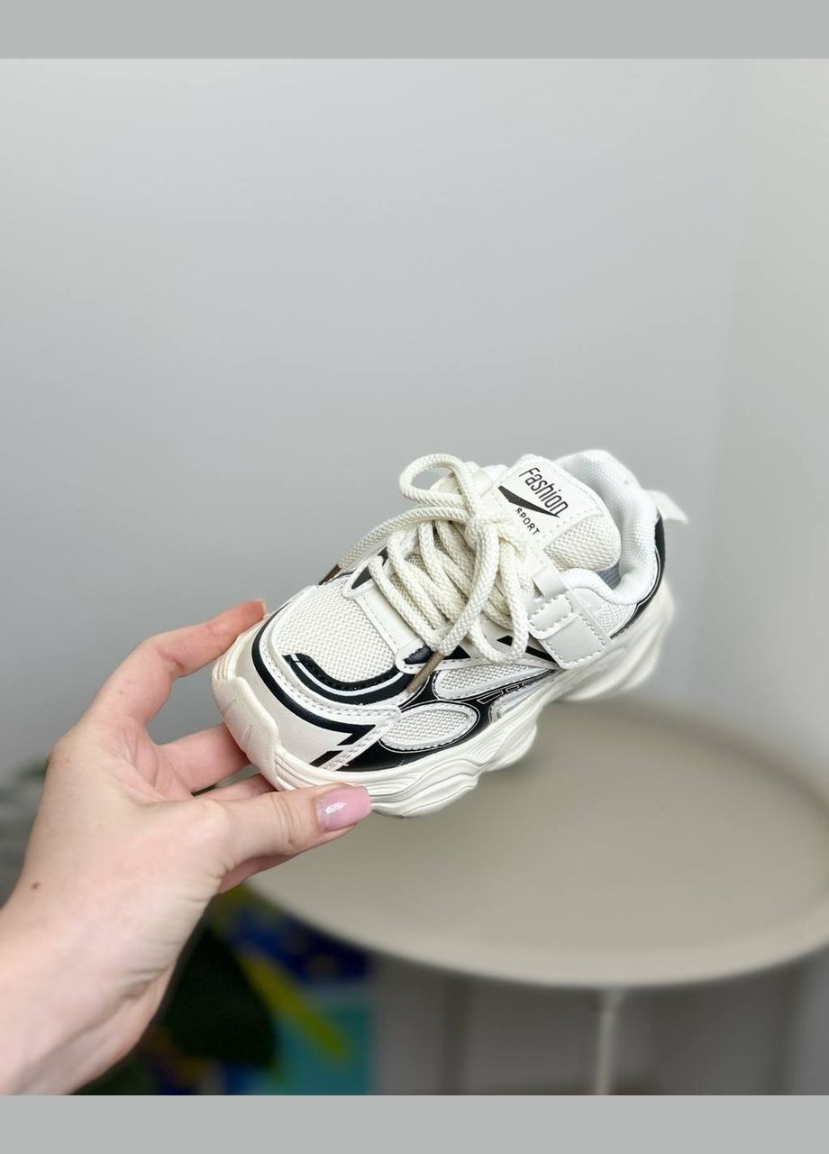 Білі дитячі кросівки білі 1329 No Brand