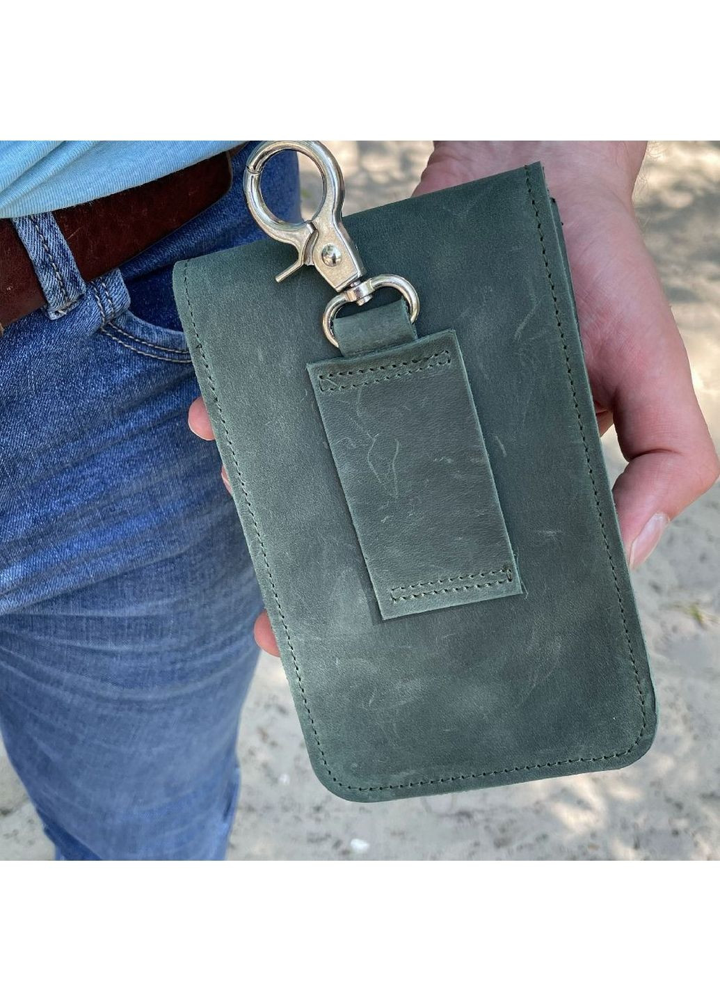 Кожаная напоясная сумка 16.5х2х10 см TARWA (315874587)