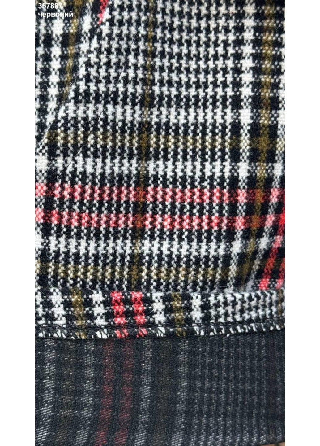 Шорты женские в красную клетку серые No Brand (316089205)