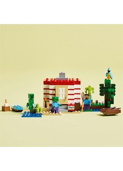 Конструктор Minecraft Дом по взрывчатке в джунглях, 287 деталей () Lego 21275 (370499060)