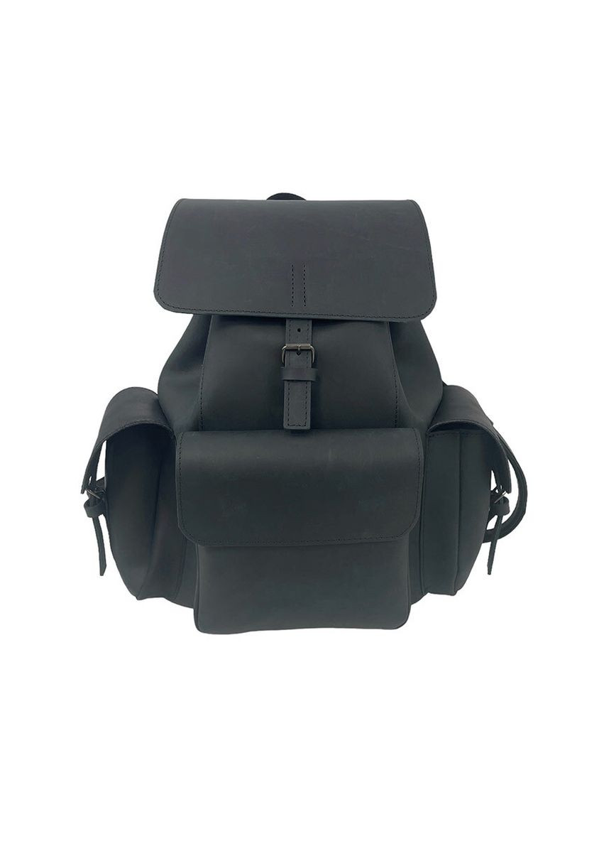 Кожаный рюкзак черный VOLMAS (292585491)