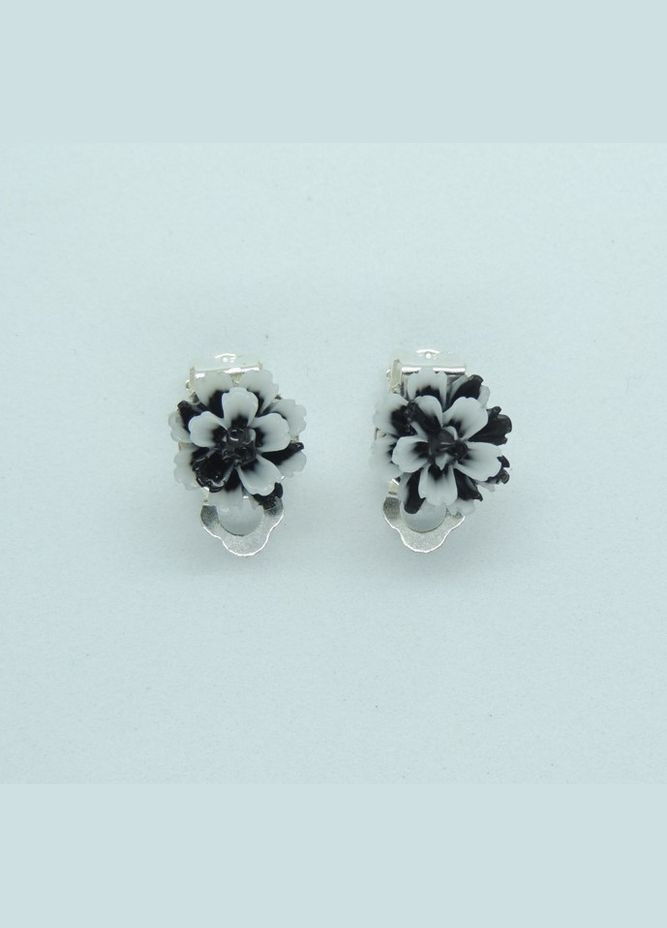 Кліпси сережки дитячі для вух без пробивання вуха сережки у вигляді квітки "Еклерчик" Liresmina Jewelry (289717520)