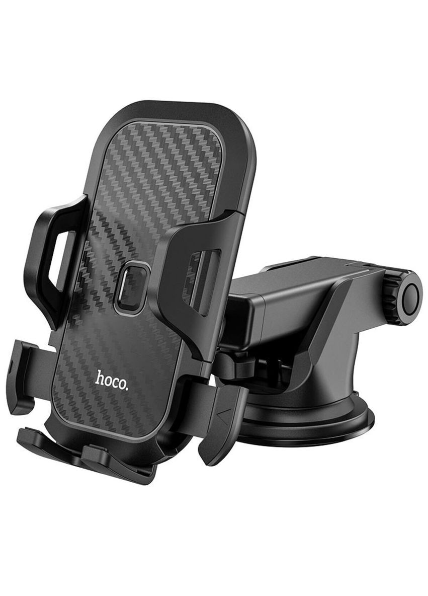 Тримач для мобільного CA76 Touareg one-touch center console car holder Black Hoco (300682419)