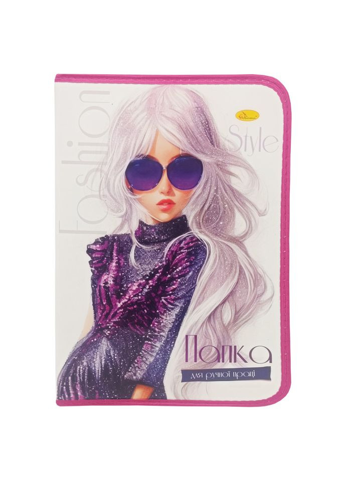 Папка для ручного труда на молнии А4 "Fashion Style" АП-1002-4 Апельсин (301425024)