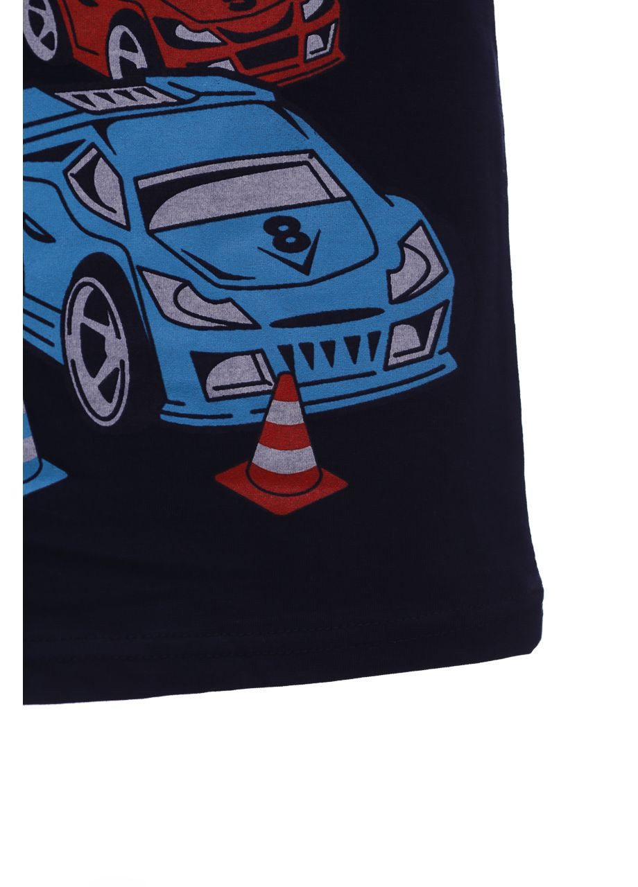 Синяя летняя футболка sports см (38105) BABYKROHA