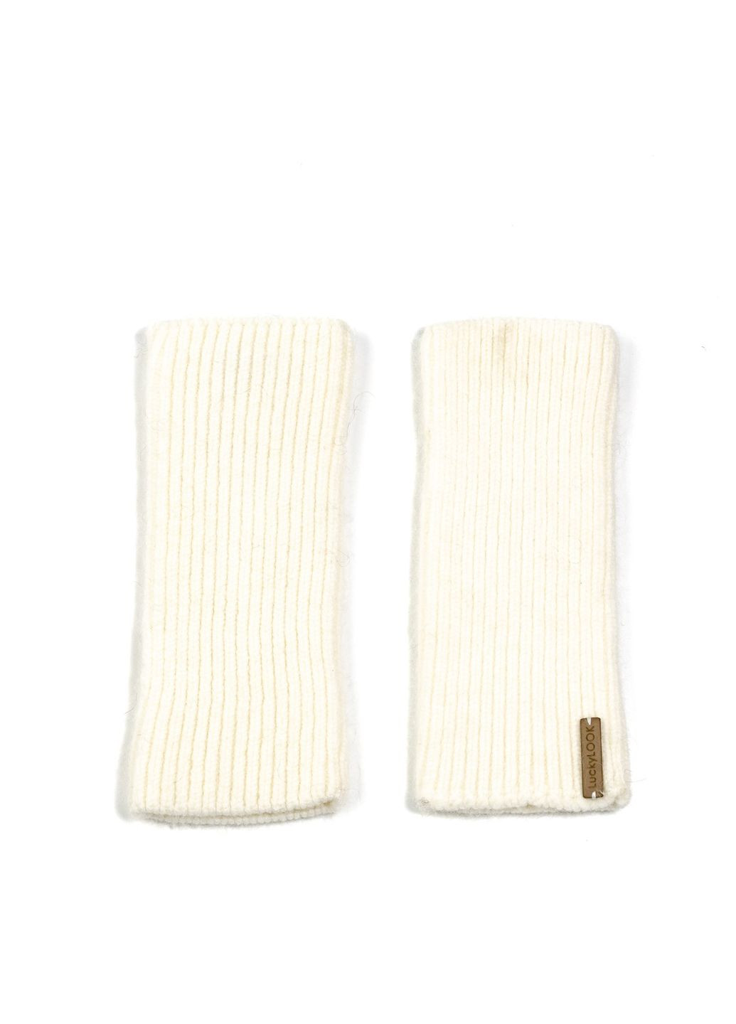 Мітенки жіночі ангора білі АННА LuckyLOOK 565-562 (322782858)