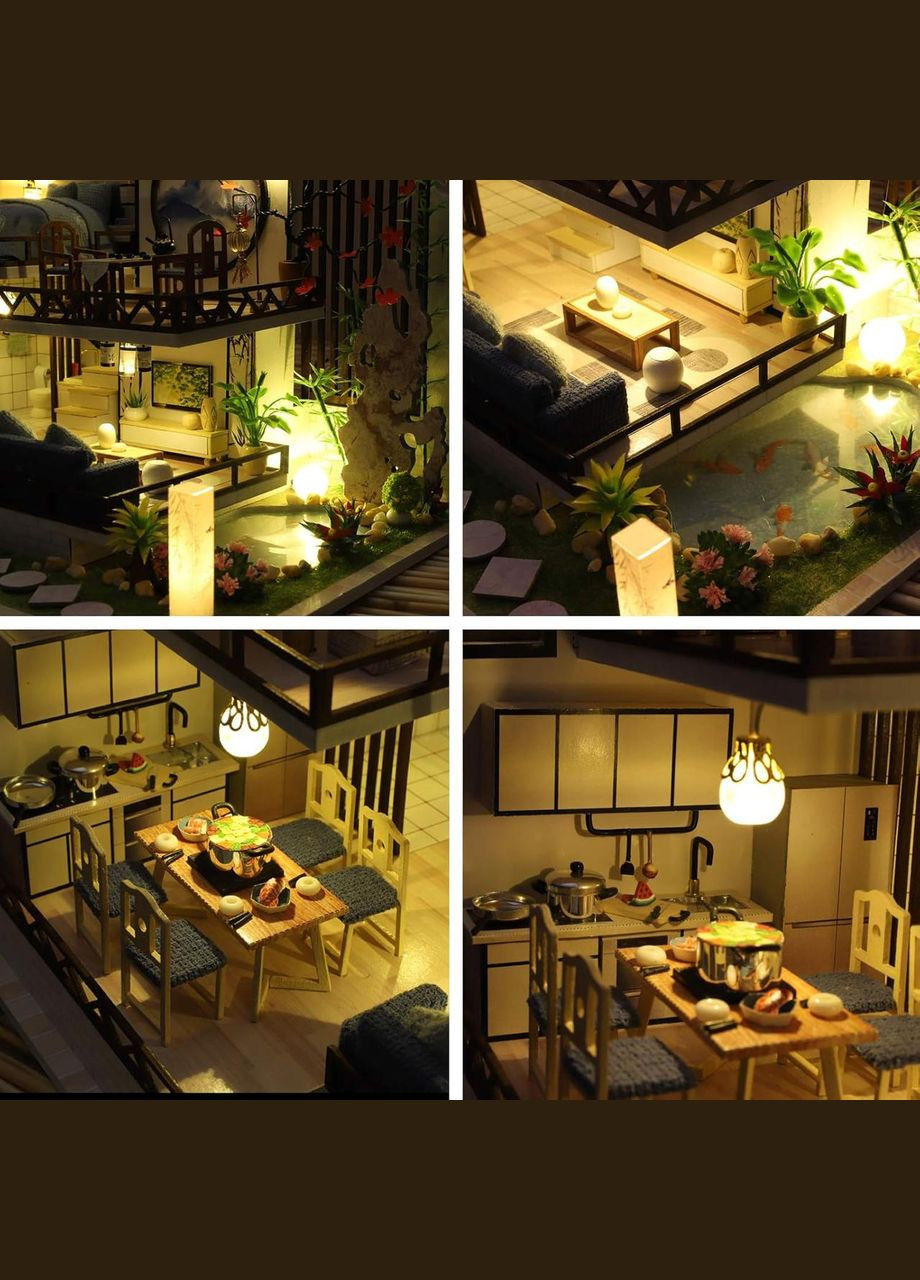 3D Румбокс в японском стиле Bamboo Rhime + Пылезащитный купол (M029-B) No Brand (351869621)