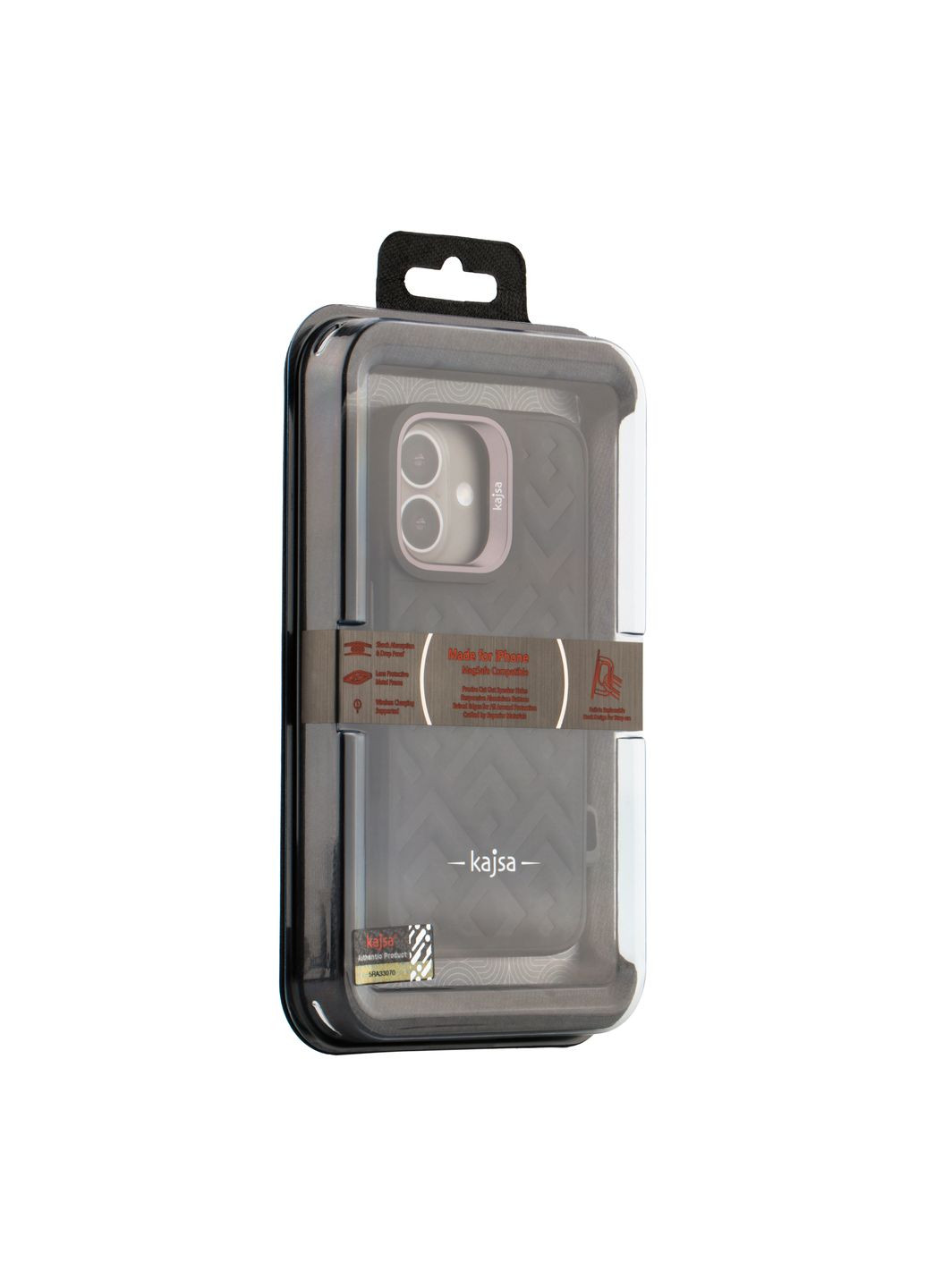 Чохол Briquette Collection Rhombus with MagSafe для iPhone 16 Pro Max Black Kajsa Apple iPhone 16 Pro Max 2024 (335874774)